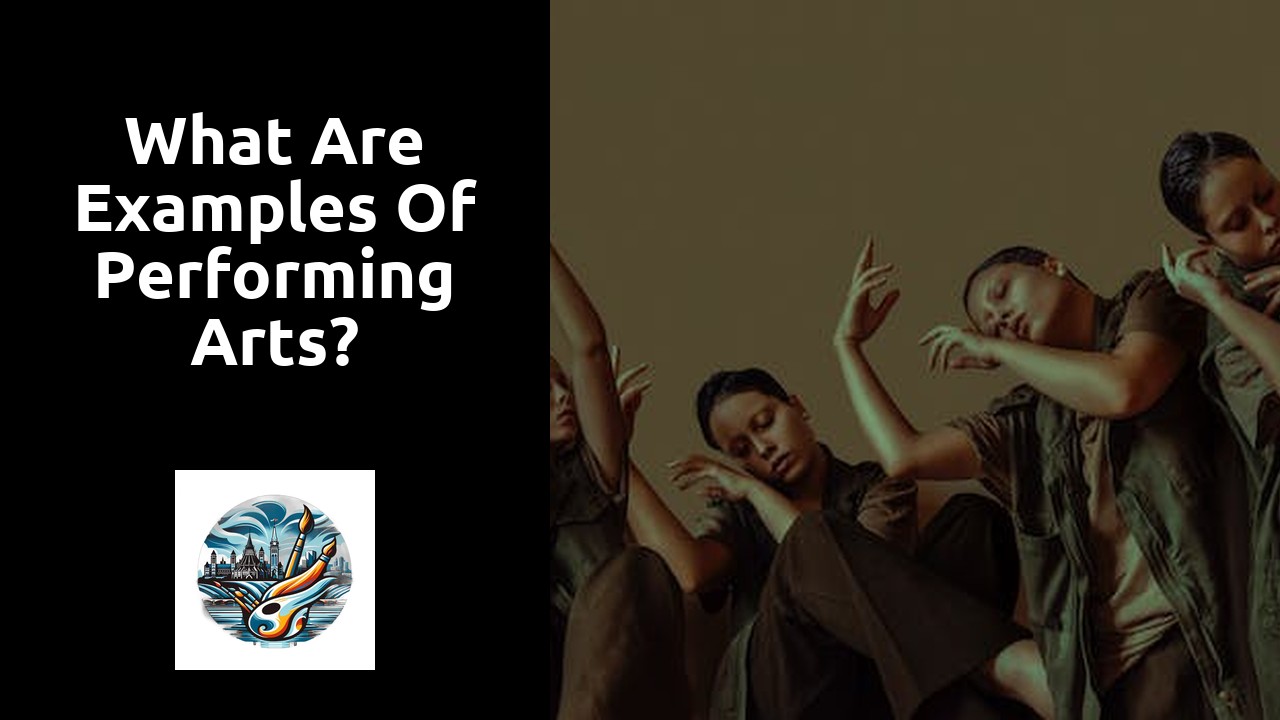 What are examples of performing arts?