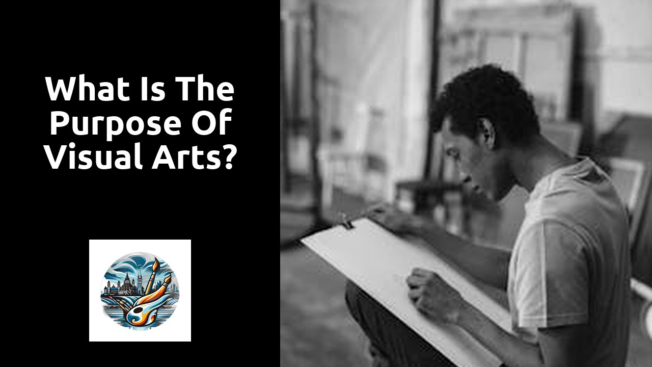 What is the purpose of visual arts?