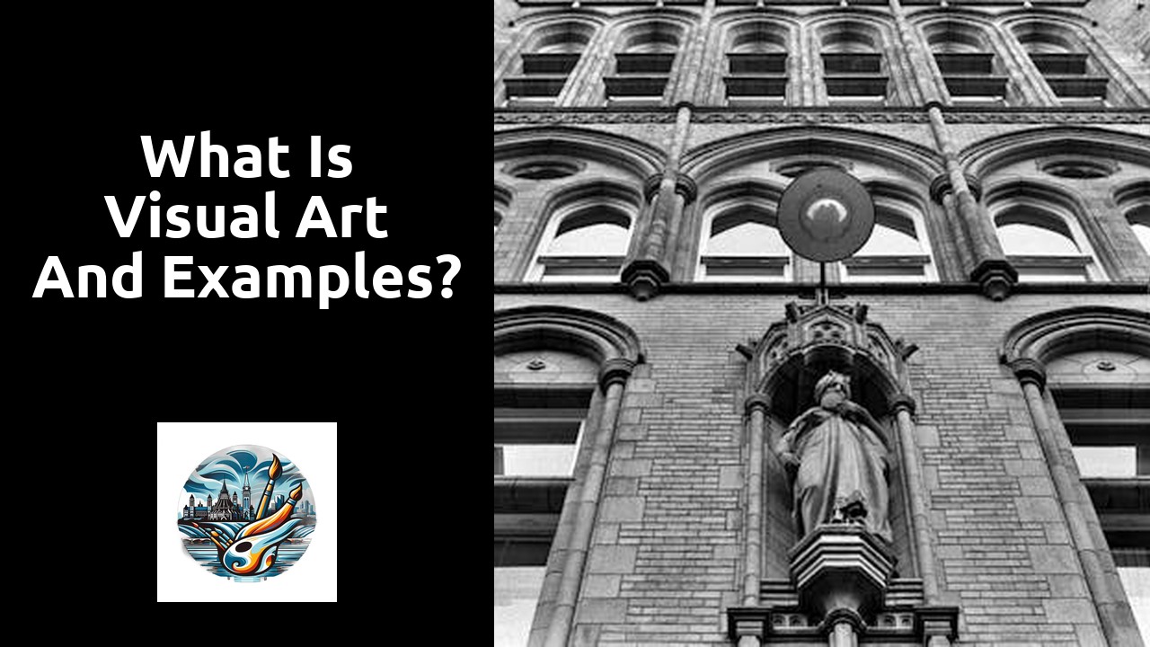 What is visual art and examples?